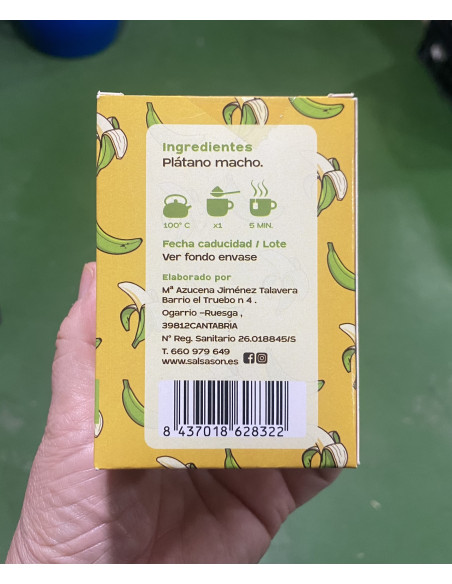 Infusión de plátano macho Infusión de plátano macho