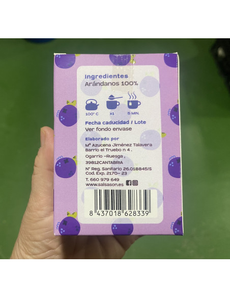 Infusión de arándano eco