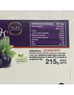 Mermelada arándano ecológica 2