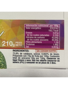 CABELLO DE ANGEL, SIN CONSERVANTES 2