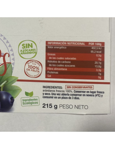 Concentrado arándano