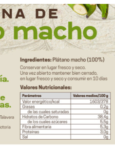 Harina de plátano macho 2