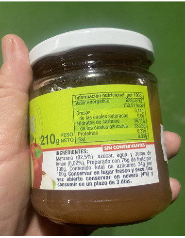 Mermelada de manzana y limón